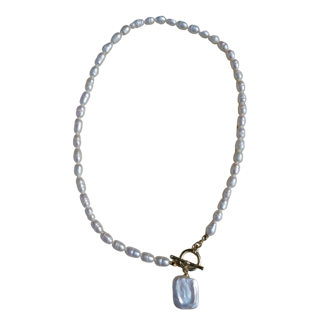 0013 Pearl Short Necklace