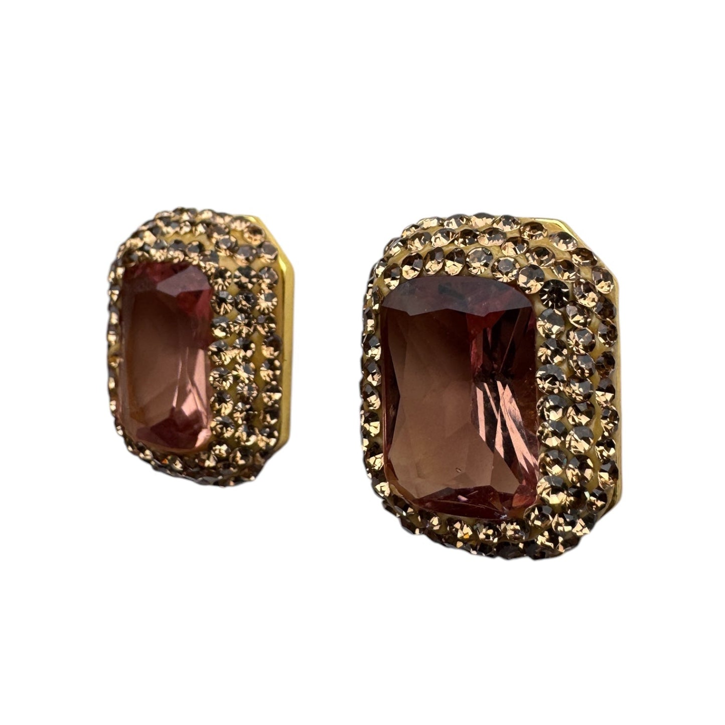 051 Topaz Crystal Studs