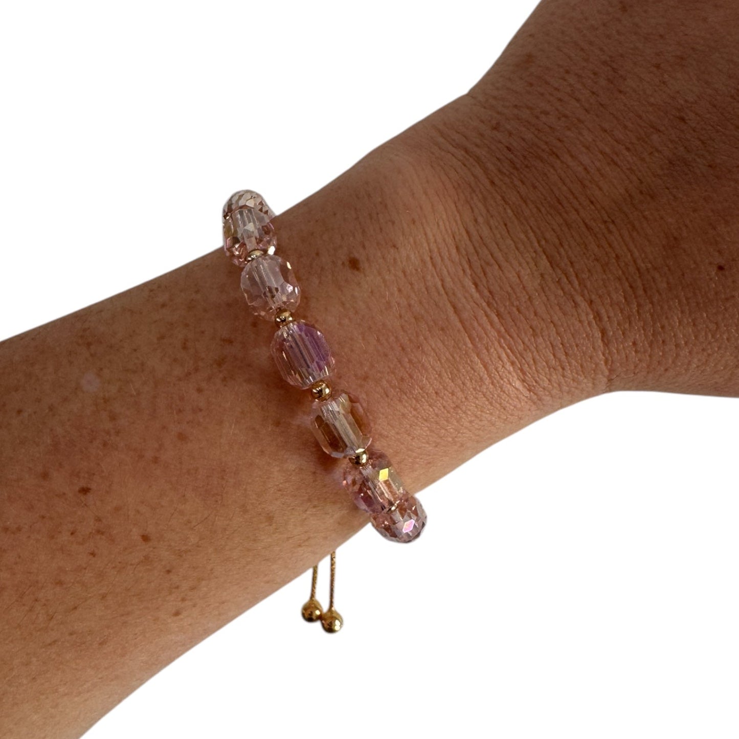 101 Beaded Bracelet, Pink