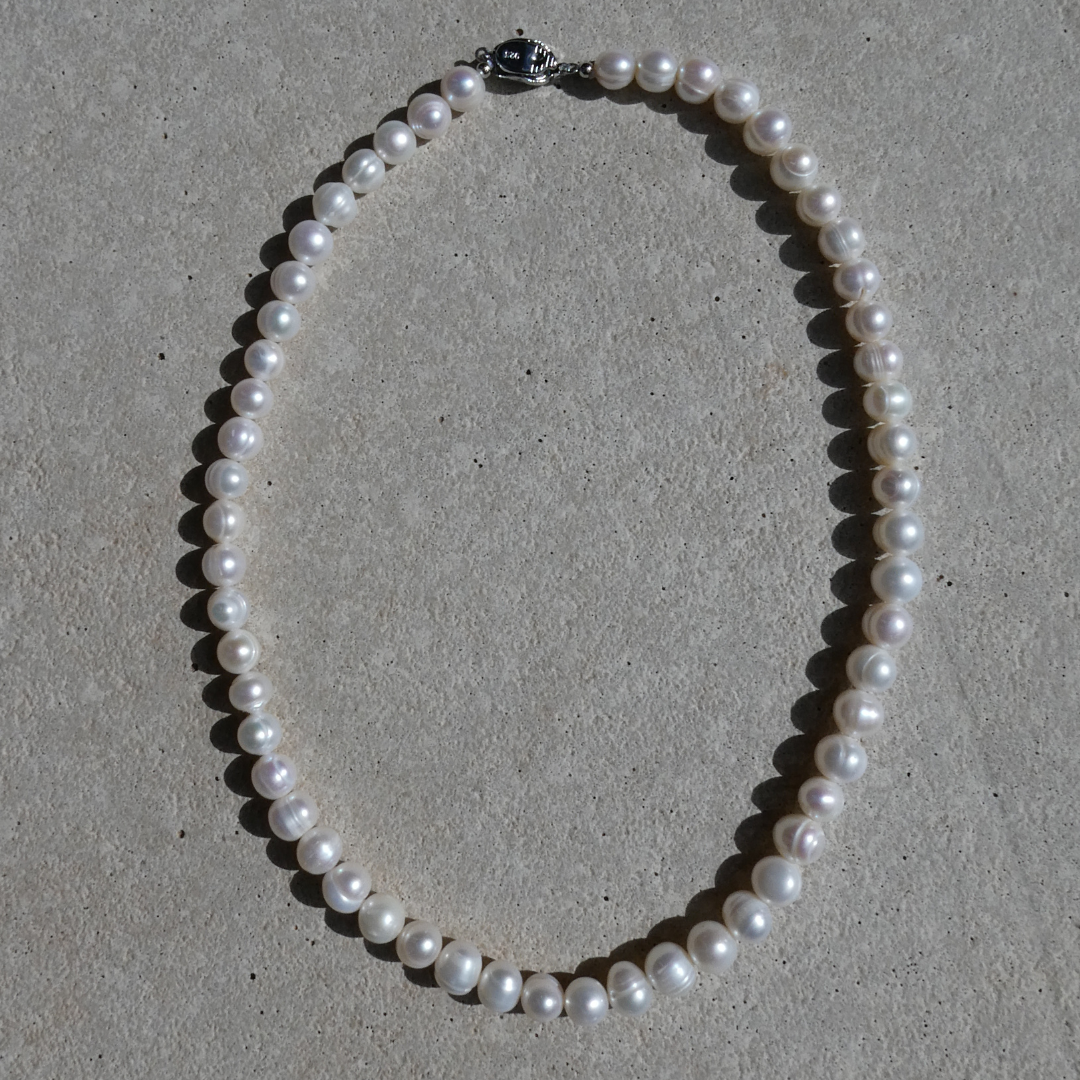 0014 Pearl Short Necklace