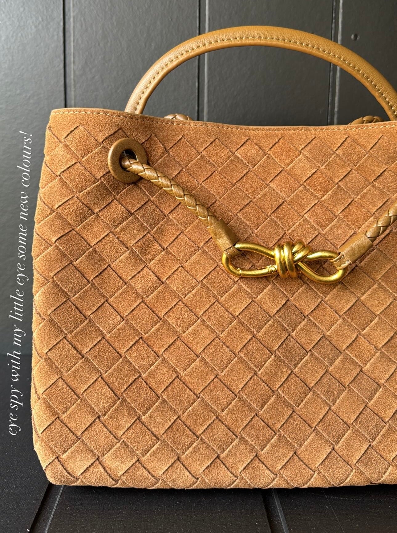 PL (Small), Cognac Suede