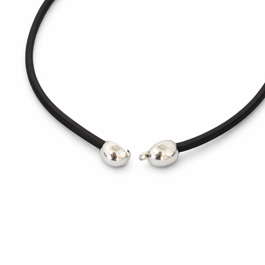 FRAN Leather Dress Belt, Silver