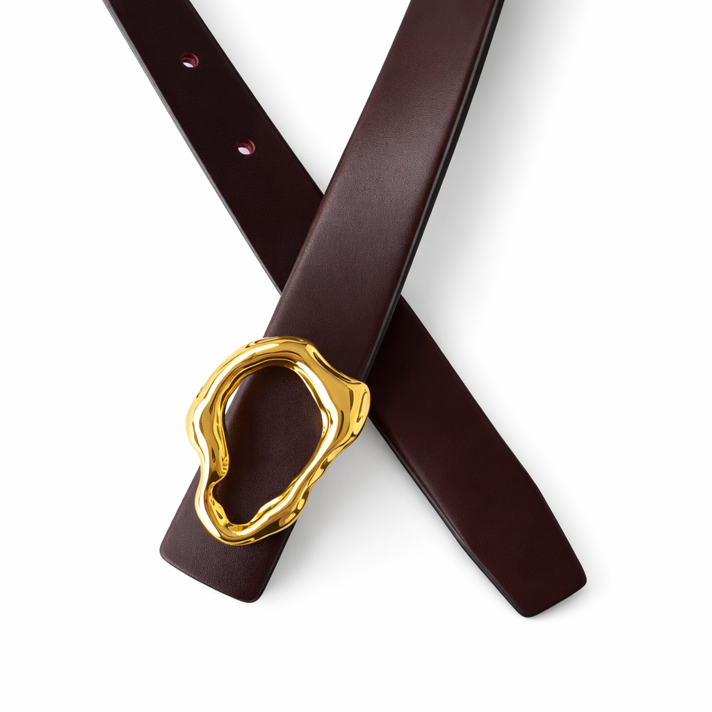 GRACE Burgundy / Red Reversible Belt