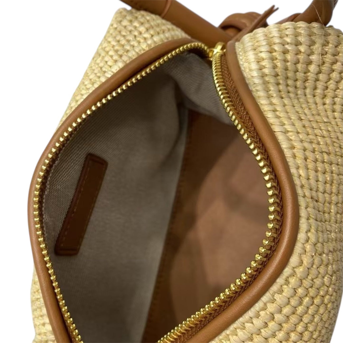 TAYLOR, Raffia Multi-Way Bag in Tan