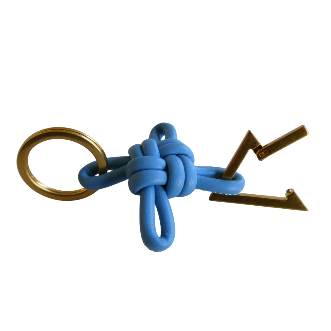 No.2 Keychain, Denim *2-3 WEEKS FROM ORDER*