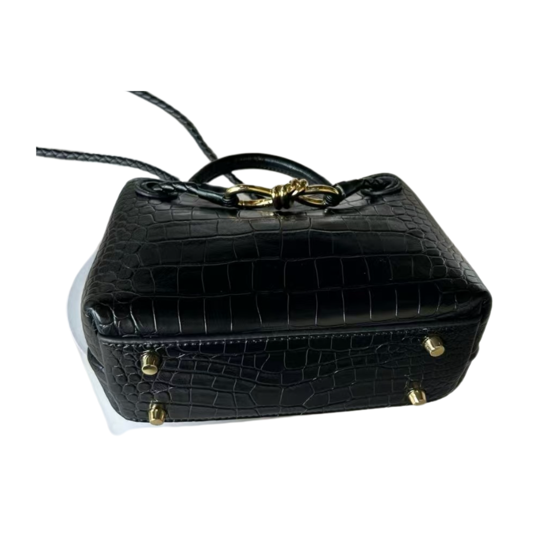 PL (Mini), Black Croc