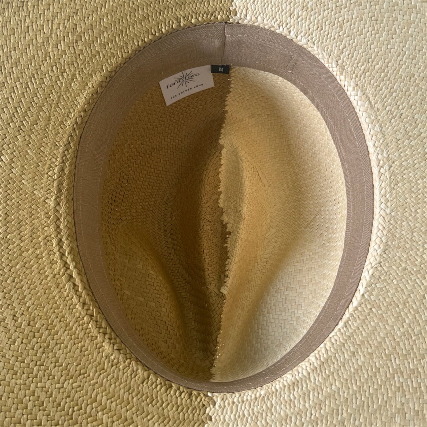 PANAMA, 13cm Olive / Natural Bi-Colour