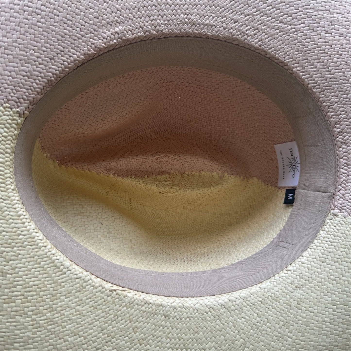 PANAMA, 13cm Blush / Natural Bi-Colour