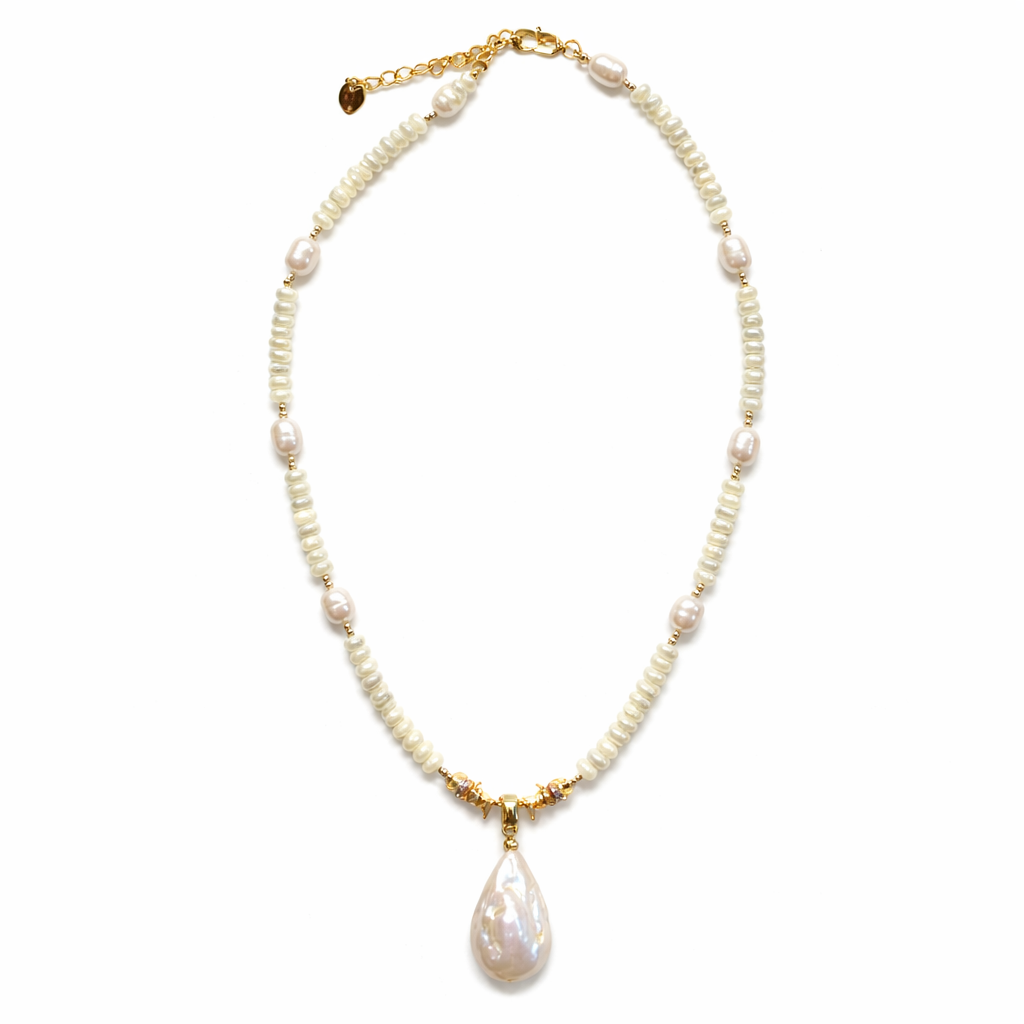 0011 Pearl Short Necklace