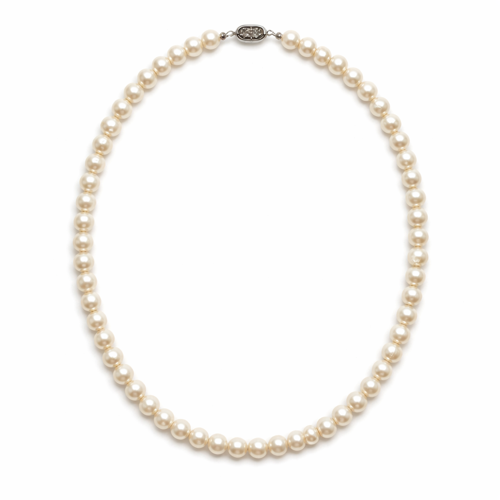 0014 Pearl Short Necklace