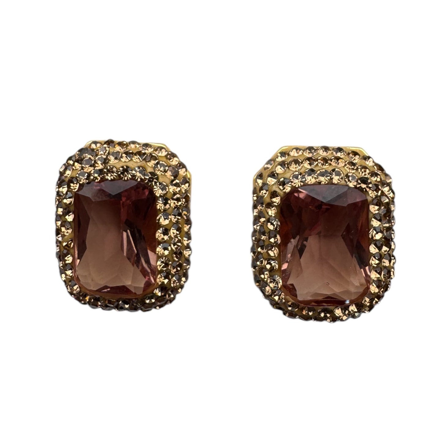 051 Topaz Crystal Studs