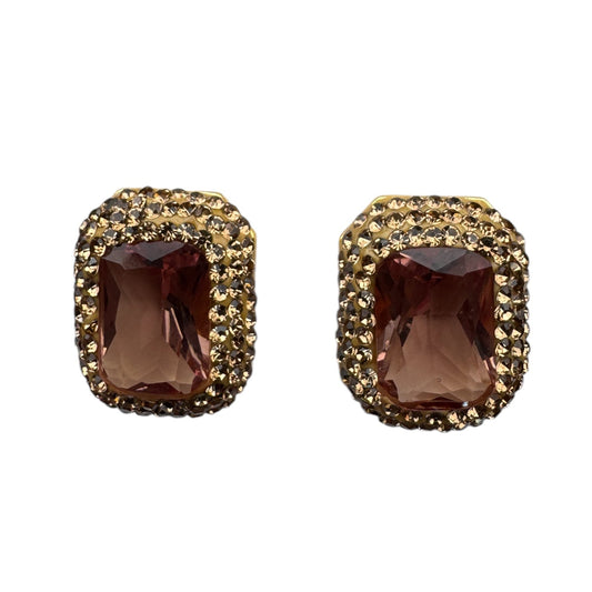 051 Topaz Crystal Studs