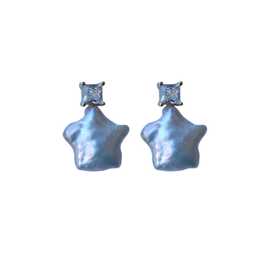 059 Star Pearl Studs