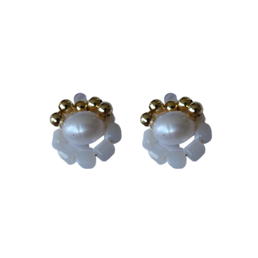 062 Pearl & Beaded Studs
