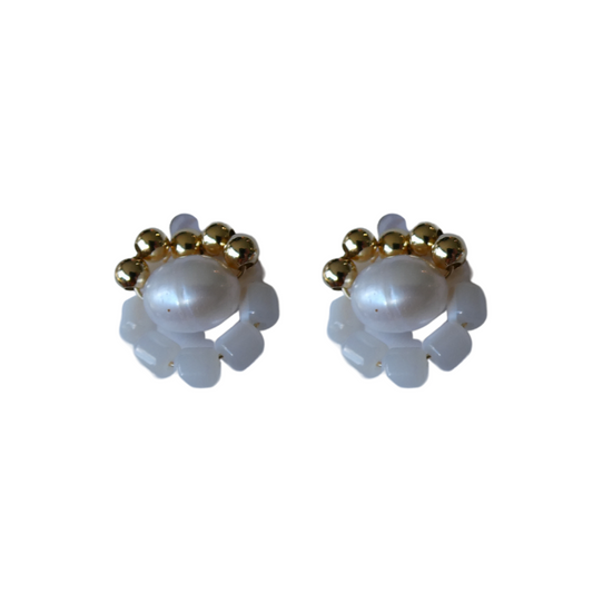062 Pearl & Beaded Studs