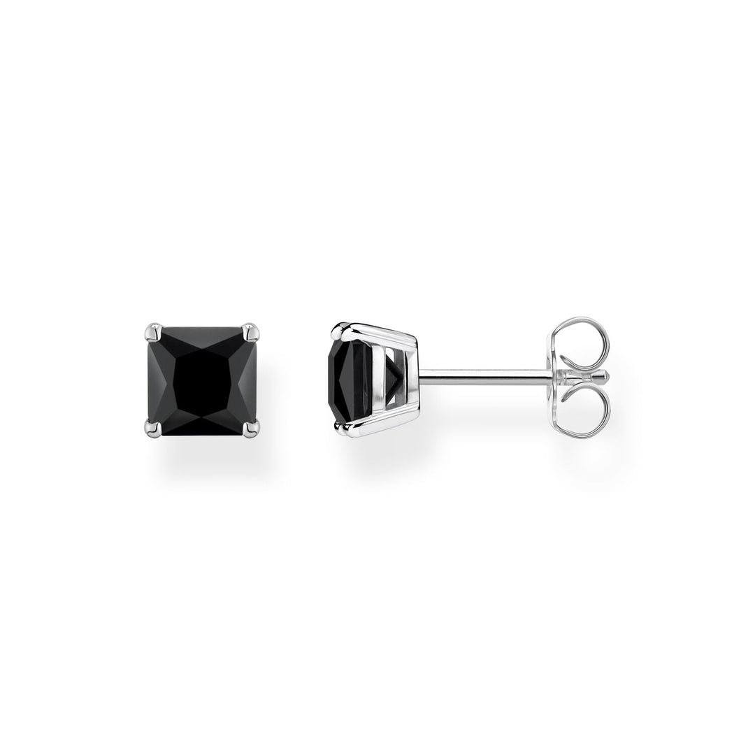 083 Black Swarovski Studs