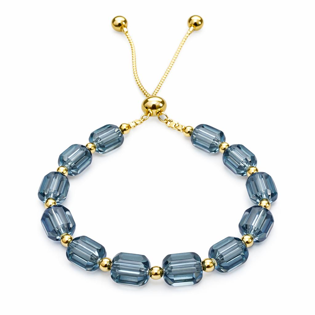 101 Beaded Bracelet, Blue