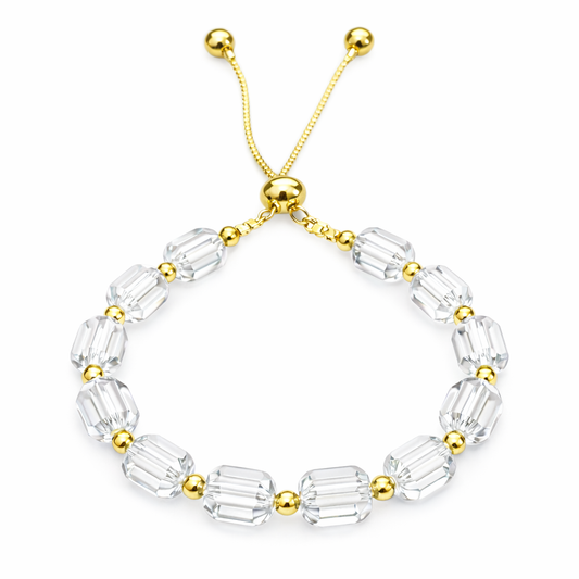 101 Beaded Bracelet, Clear