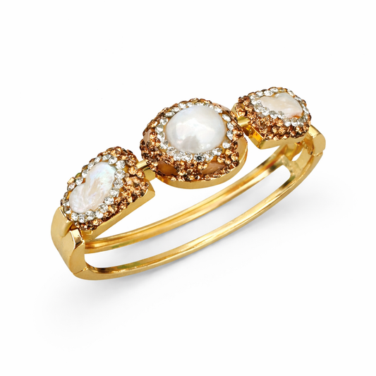 108 Gold Pearl Cuff *Spring Opening*