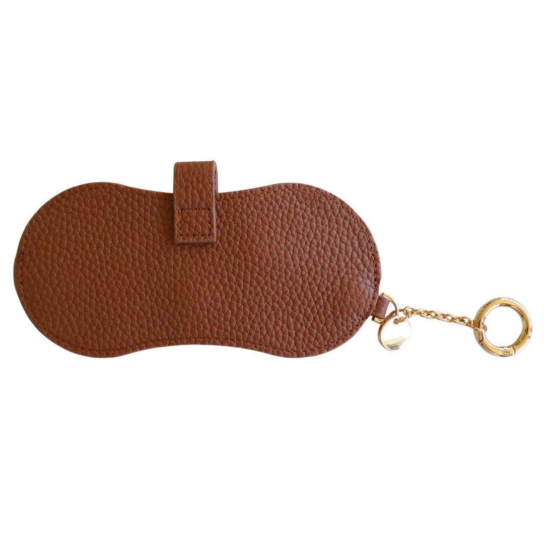 Kris Leather Glasses Case, Tan