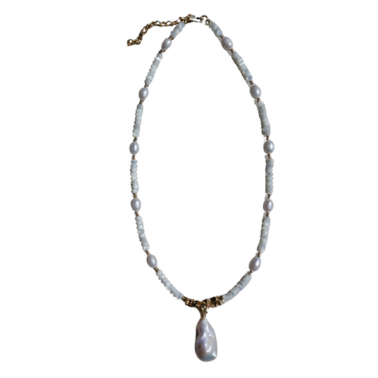 0011 Pearl Short Necklace