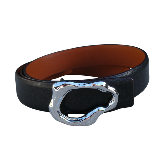 Grace Belt, Black/Tan *2-3 WEEKS FROM ORDER*