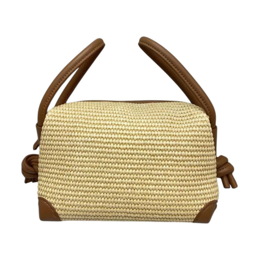 TAYLOR, Raffia Multi-Way Bag in Tan *EARLY-SEPT*