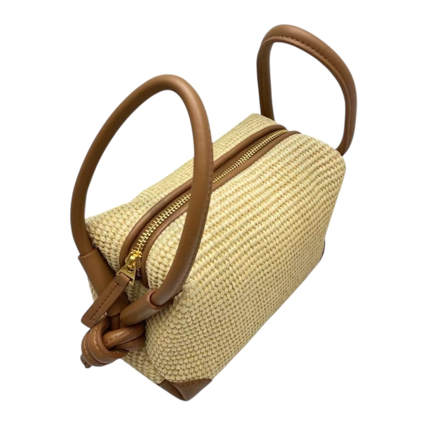 TAYLOR, Raffia Multi-Way Bag in Tan