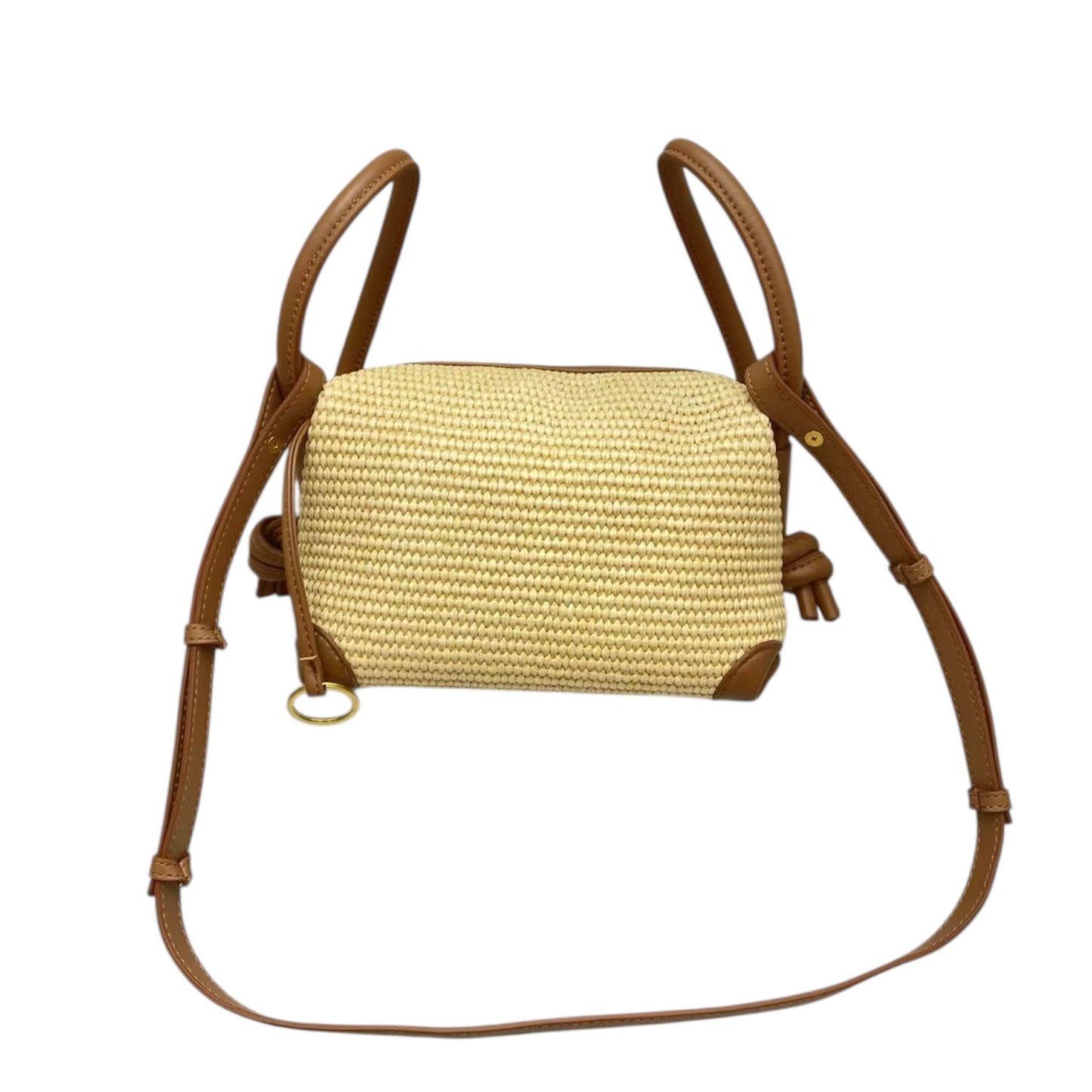 TAYLOR, Raffia Multi-Way Bag in Tan