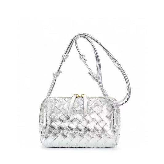 PETRA Triangle Crossbody Bag, Silver *MID-JULY*