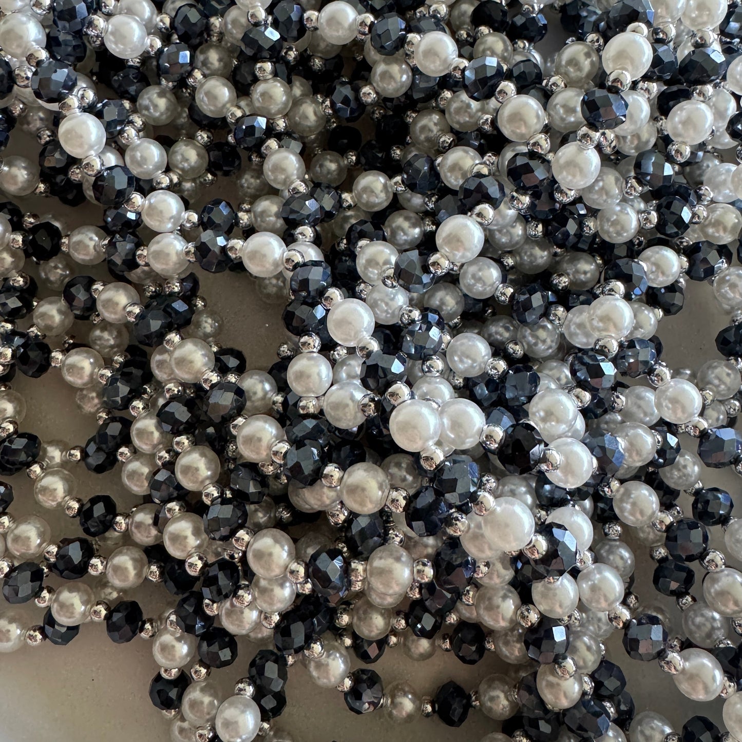 0007 Multi Beaded Long Necklace