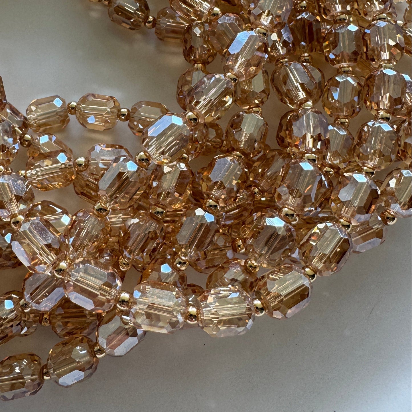 101 Beaded Bracelet, Champagne