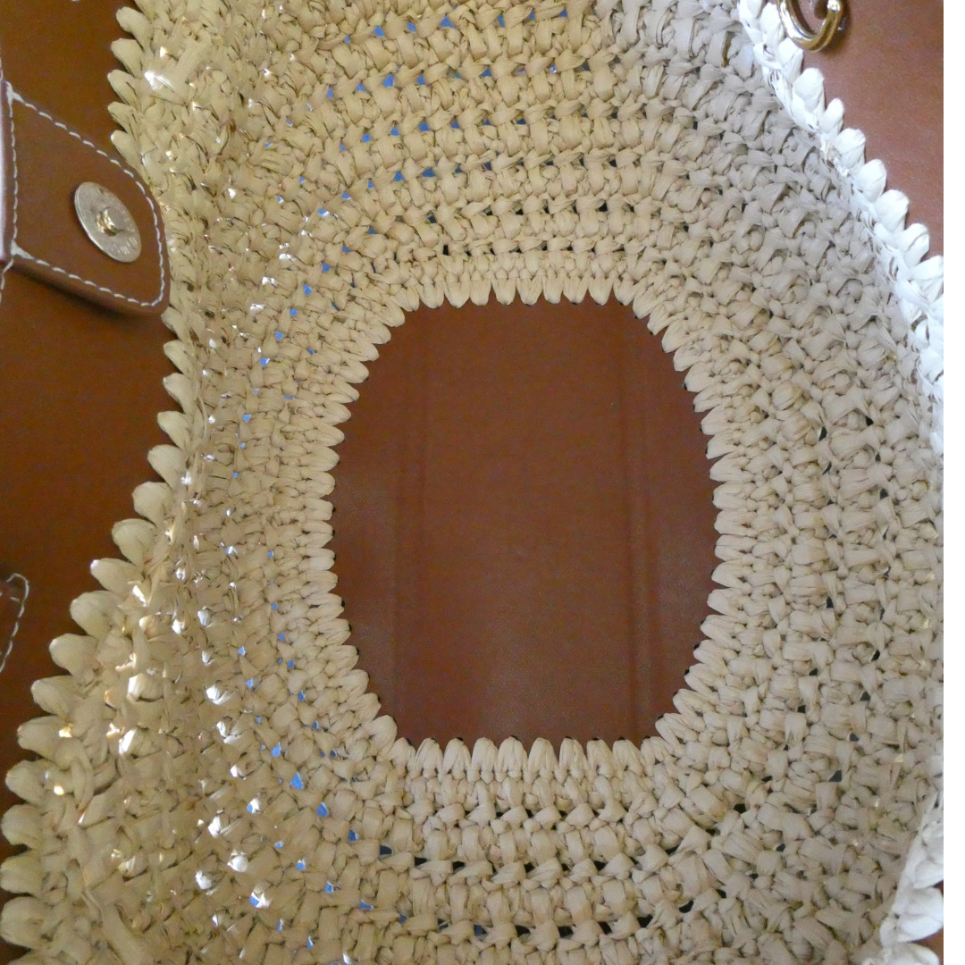 JENNY Raffia / Cognac Tote Bag *LATE-SEPT*