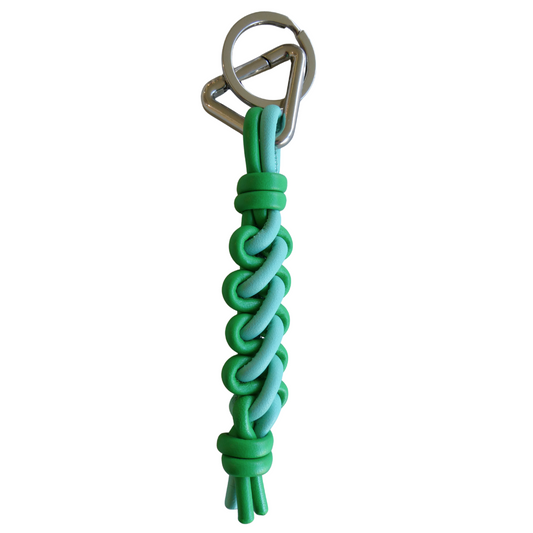 No.3 Keychain, Aqua/Green *EARLY-SEPT*