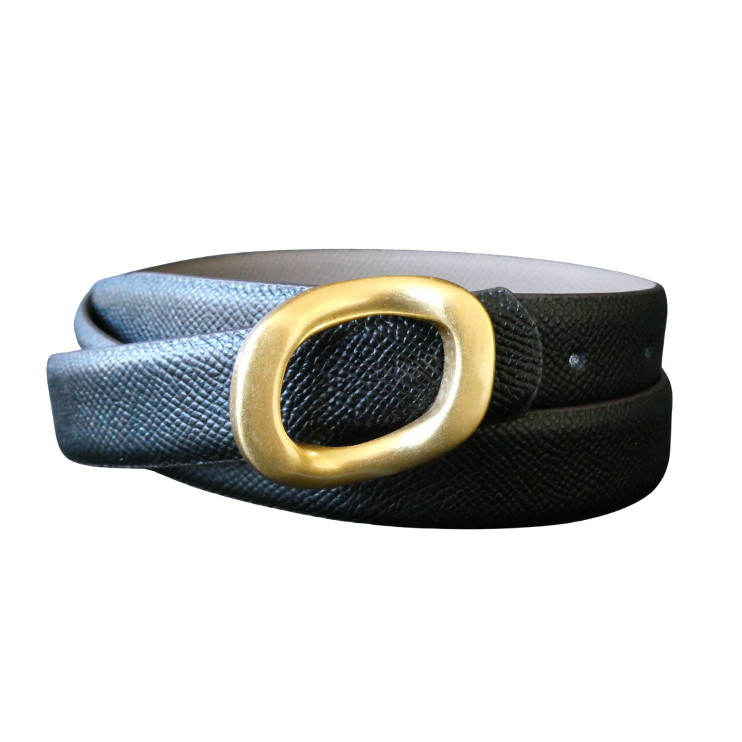 Mia Belt, Black/Taupe *2-3 WEEKS FROM ORDER*