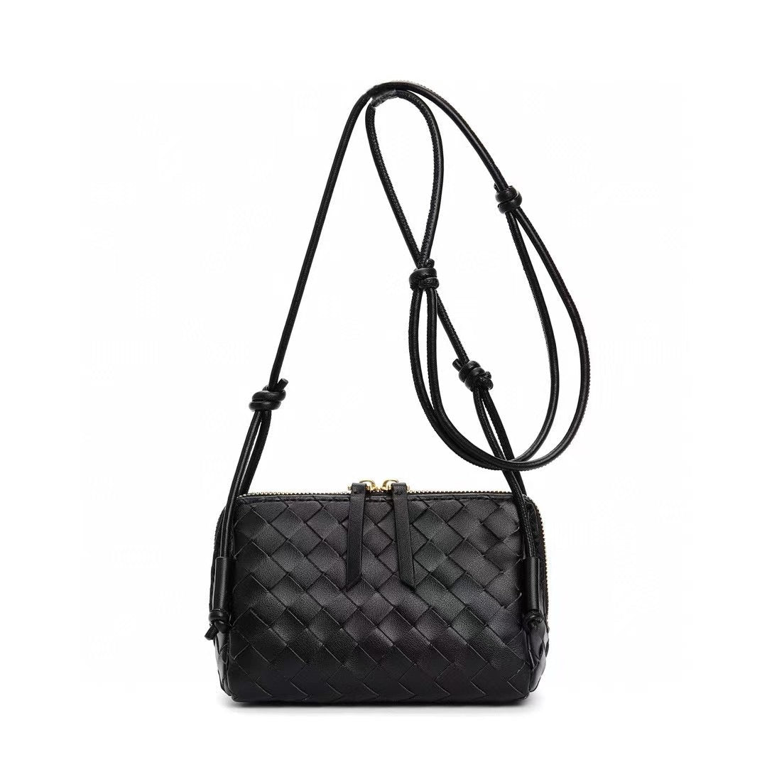 PETRA Triangle Crossbody Bag, Black