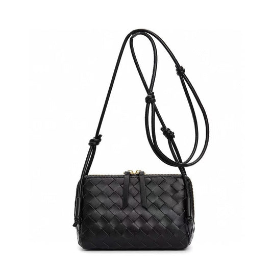 PETRA Triangle Crossbody Bag, Black