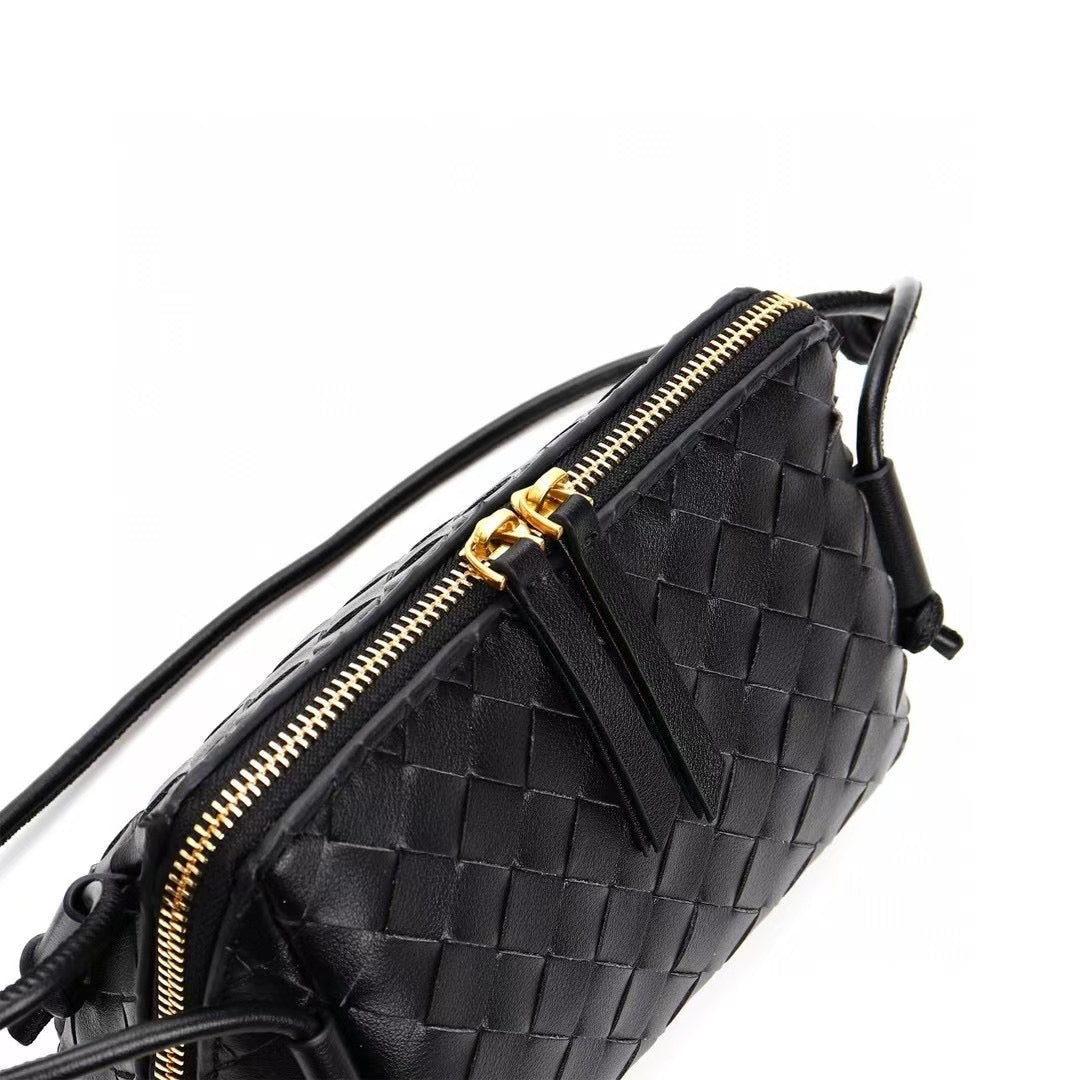 PETRA Triangle Crossbody Bag, Black