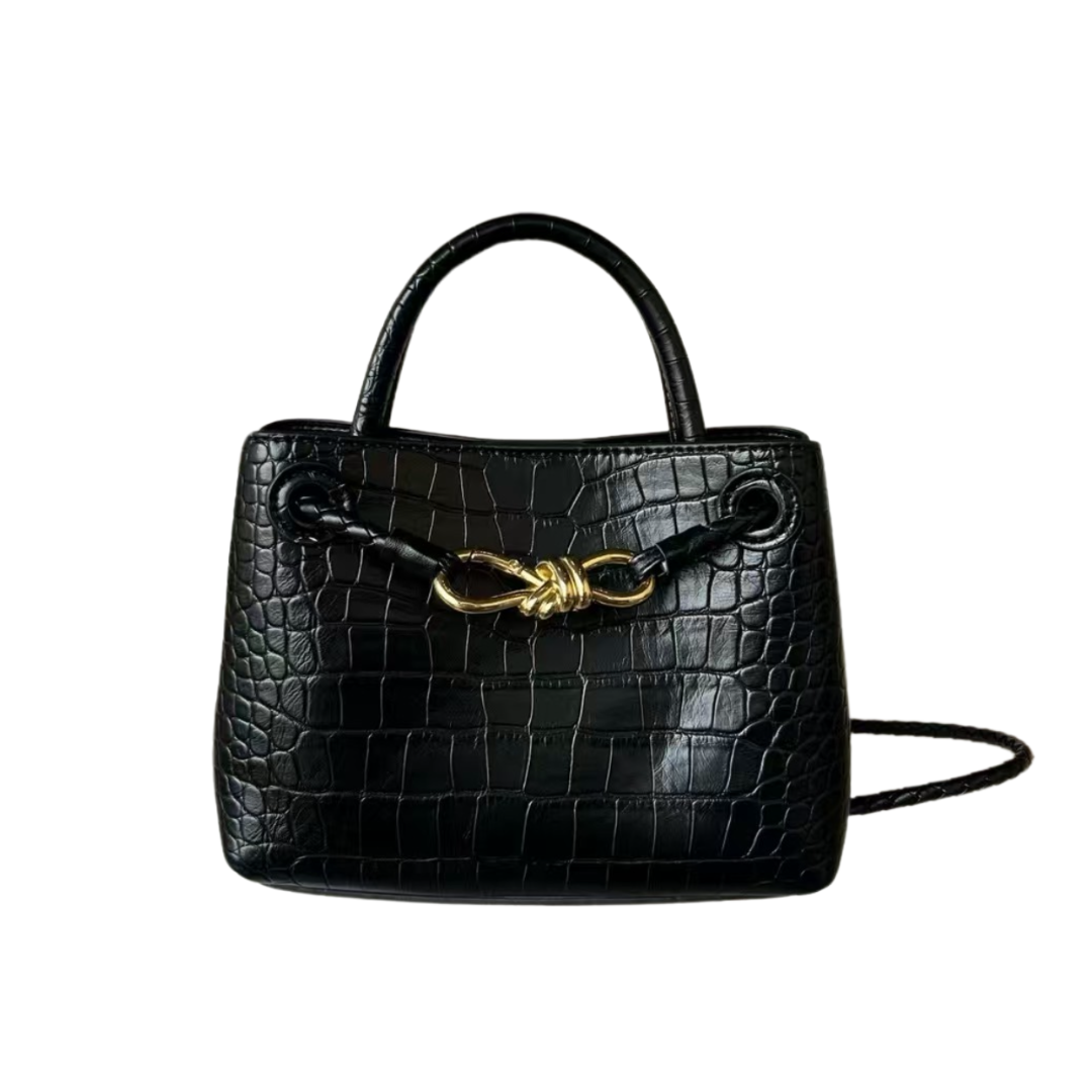 PL (Mini), Black Croc