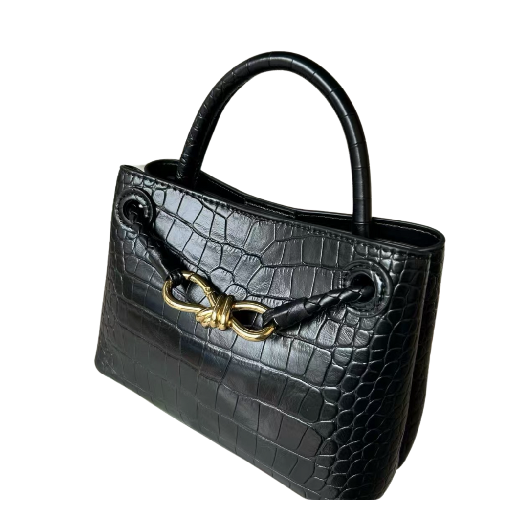 PL (Mini), Black Croc