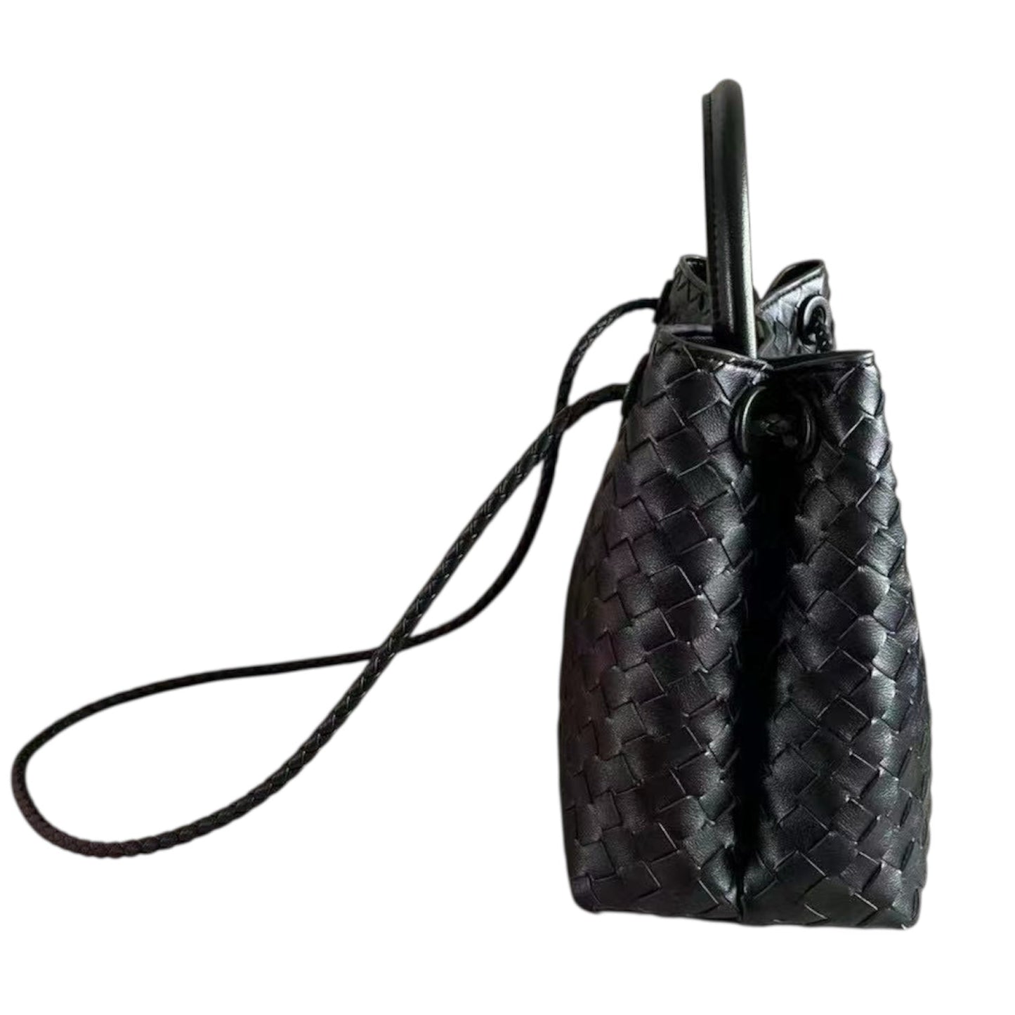 PL (Small), Black Leather *Gold Hardware*