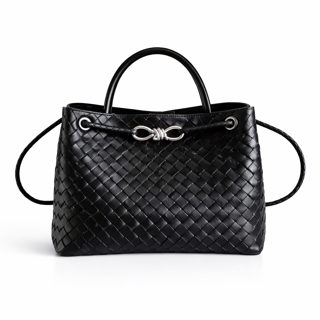 PL (Small), Black Leather *Silver Hardware* - *Early-March Delivery*