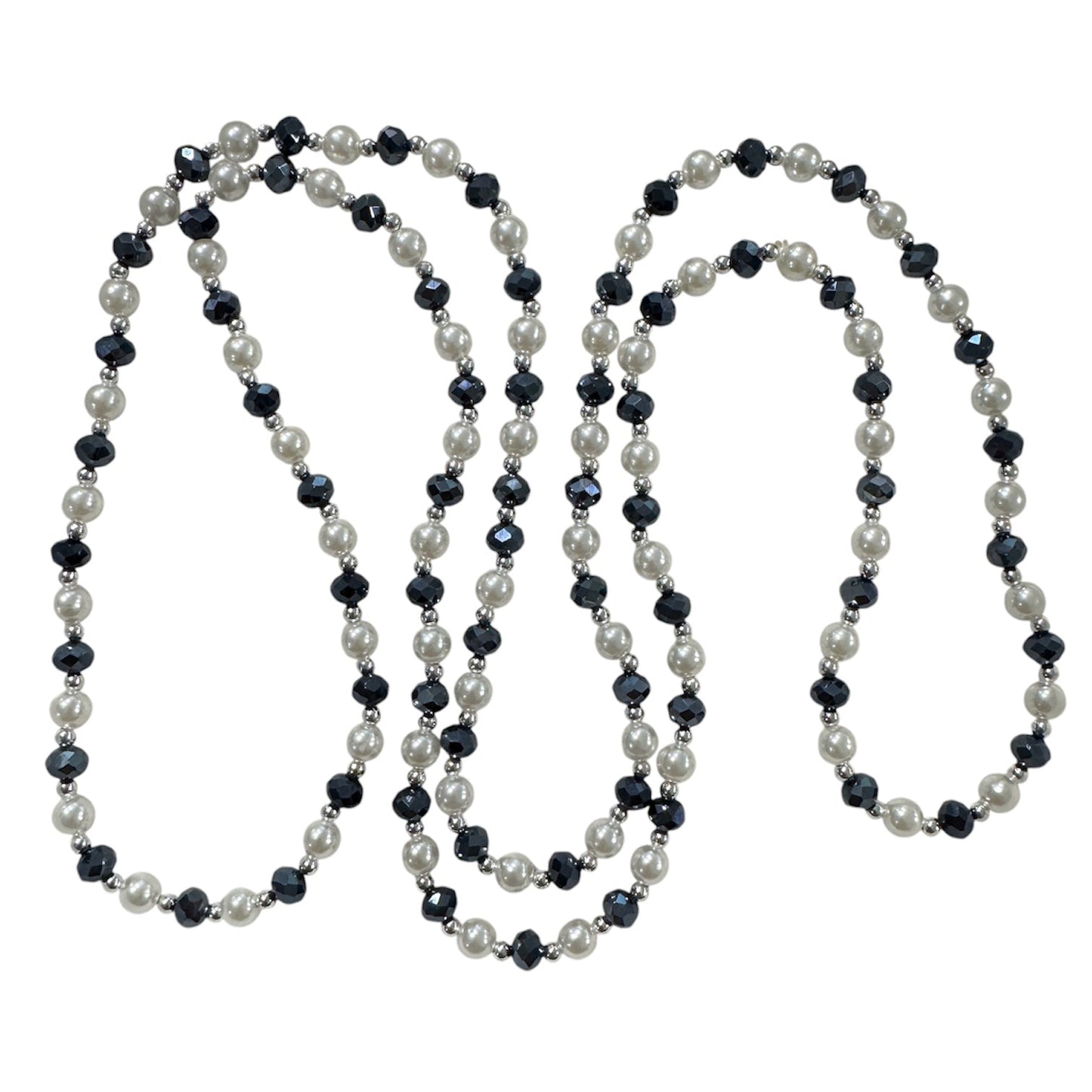 0007 Multi Beaded Long Necklace