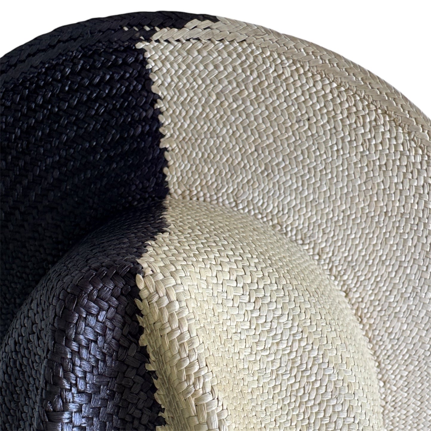 PANAMA, 9cm Black / Natural Bi-Colour